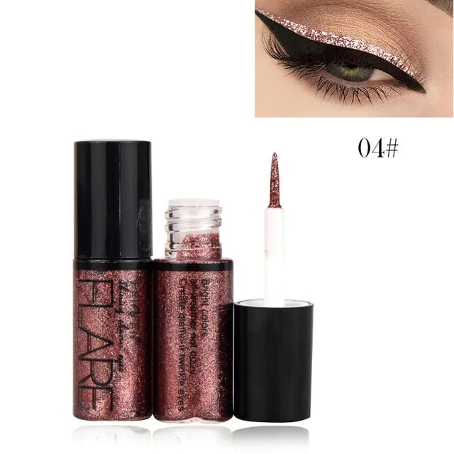 Wodoodporny eyeliner w pisaku, czarny, szybkoschnący, podwójny