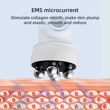 Masażer RF EMS 360° 3w1 do liftingu i odmładzania skóry