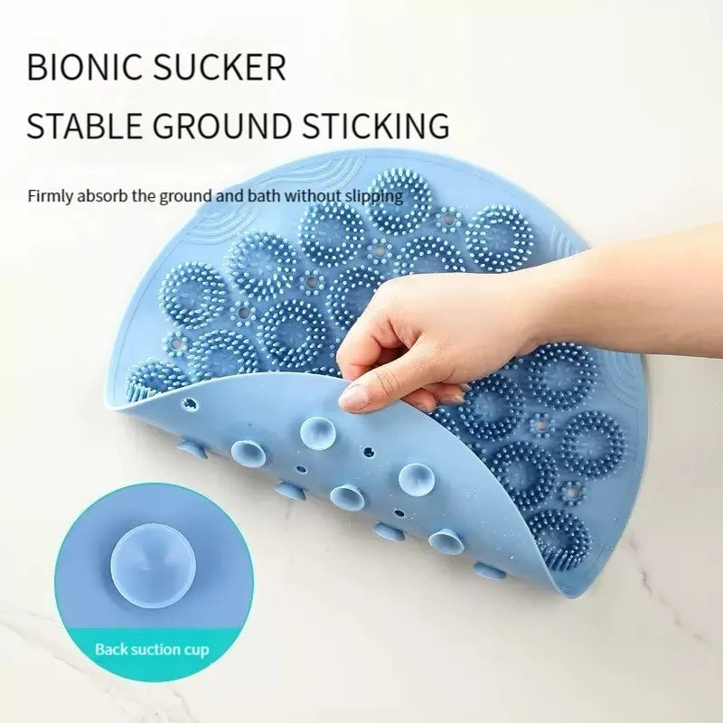 Silikonowa szczoteczka do masażu pleców, masażer stóp