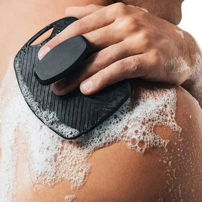 Miękka szczoteczka z silikonu do peelingu, ręczny masaż ciała, dla mężczyzn