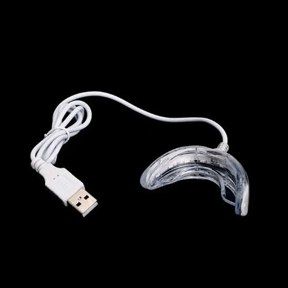 Przenośne urządzenie wybielające zęby, USB, LED, niebieskie światło